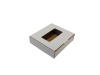 Ablakos, fóliás dobozok - Ablakos (fólia nélkül) tároló doboz (85x82x23 mm)