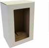 Ablakos (fóliás) tároló doboz (100x75x150 mm) Kis méretű ablakos fóliás, felnyitható tetejű önzáródó hullámkarton tároló doboz

Felhasználás: 
Ajándéktárgyak, édesességek, kozmetikumok egyéb kisméretű tárgyak tárolására alkalmas kis méretű önzáródó hullámkarton tároló doboz.

Méret: 100x75x150 mm - hullámkarton tároló doboz

Kivitel: Fefco 0215

Anyag: mikrohullám karton papír
Színek: 
alap: barna, fehér
színes: bordó, fekete, kék, zöld