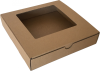 Ablakos, fóliás dobozok - Ablakos (fóliás) tároló doboz (160x160x32 mm)
