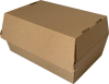 Ételes dobozok, szendvics, hamburger, sültkrumpli - Hamburger doboz 2 db-os (210x140x100 mm)