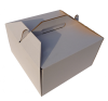 önzárós dobozok - Tortás doboz, normál (260x260x150 mm)