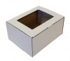 Ablakos, fóliás dobozok - Ablakos (fólia nélkül) tároló doboz (140x110x70 mm)