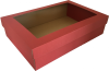 Ablakos (fóliás) tároló doboz (380x260x95 mm) Közepes méretű ablakos fóliás, levehető tetejű önzáródó hullámkarton tároló doboz

Felhasználás: 
Ajándéktárgyak, édesességek, kozmetikumok egyéb kis és közepes méretű tárgyak tárolására alkalmas kis méretű önzáródó hullámkarton tároló doboz.

Méret: 380x260x95 mm - hullámkarton tároló doboz

Kivitel: Fefco 0422

Anyag: mikrohullám karton papír
Színek: 
alap: barna, fehér
színes: bordó, fekete, kék, zöld