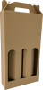 pálinkás doboz - Pálinkás doboz, 3 palackos, 0,5 literes (195x65x360 mm)