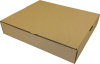 Szendvicses doboz (330x300x50 mm) Szendvicses, önzáródó, felnyitható tetejű hullámkarton tároló doboz

Felhasználás:  
kisméretű szendvicsek, bagettek, rétesek csomagolására alkalmas önzáródós hullámkarton doboz 

Méret: 330 x 300 x 50 (mm) - Szendvicses hullámkarton doboz
Kivitel: Fefco 0421

Anyag: mikrohullám karton papír
Színek: 
alap: barna, fehér
színes: bordó, fekete, kék, zöld