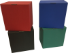 színes dobozok - Színes kis méretű önzáró tároló doboz (125x90x125 mm)