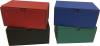 színes dobozok - Színes kis méretű önzáró tároló doboz (160x95x80 mm)