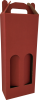színes dobozok - Színes pálinkás doboz, 2 palackos, 0,375 literes (125x62x310 mm)
