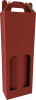 színes dobozok - Színes pálinkás doboz, 2 palackos, 0,5 literes (130x65x360 mm)