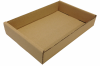 tortás és süteményes dobozok - Közepes méretű önzáró süteményes / tároló tálca (227x153x40 mm)