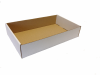 tortás és süteményes dobozok - Közepes méretű önzáró süteményes / tároló tálca (250x155x50 mm)