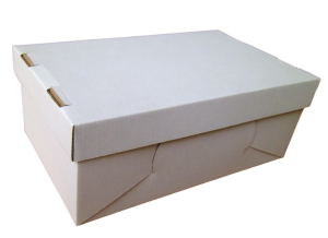 Cipős doboz, fedeles  (320x260x115 mm) hullámkarton fedeles cipős doboz

Méret: 320 x 260 x 115 mm - hullámkarton fedeles cipős doboz

Anyag: fehér vagy barna mikrohullám karton papír

Felhasználás: cipők, papucsok, csizmák tárolására alkalmas hullámkarton cipős doboz