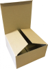 Kis méretű önzáró tároló doboz (117x117x55 mm) Kis méretű, önzáródó, hullámkarton tároló doboz felnyitható tetővel

Felhasználás: 
Ajándéktárgyak, szerszámok, szerelvények, egyéb kisméretű tárgyak tárolására alkalmas kisméretű önzáródó hullámkarton tároló doboz.

Méret: 117 x 117 x 55 mm - hullámkarton tároló doboz
Kivitel: Fefco 0211

Anyag: mikrohullám karton papír
Színek: 
alap: barna, fehér
színes: bordó, fekete, kék, zöld