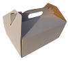 Tortás doboz, kicsi (250x180x110 mm) Tortás doboz, kis méretű önzáródós hullámkarton tortás doboz 

Felhasználás: kis méretű torták tárolására, szállítására alkalmas hullámkarton doboz

Méret: 250 x 180 x 110 mm - hullámkarton tortás doboz

Anyag: mikrohullám karton papír
Színek: 
alap: barna, fehér
színes: bordó, fekete, kék, zöld
