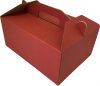 Tortás doboz, kicsi (250x180x110 mm) Tortás doboz, kis méretű önzáródós hullámkarton tortás doboz 

Felhasználás: kis méretű torták tárolására, szállítására alkalmas hullámkarton doboz

Méret: 250 x 180 x 110 mm - hullámkarton tortás doboz

Anyag: mikrohullám karton papír
Színek: 
alap: barna, fehér
színes: bordó, fekete, kék, zöld