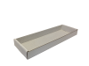 önzárós tálcák - Kis méretű önzáró süteményes / tároló tálca (180x60x20 mm)